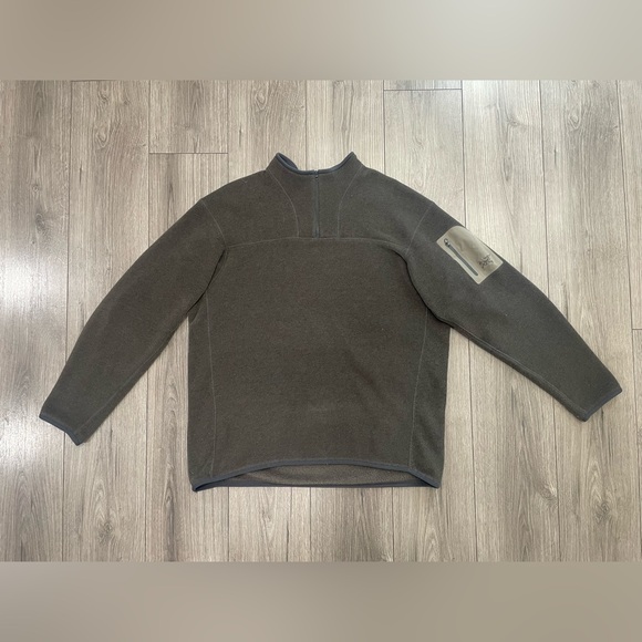 Arc'teryx Other - Arc'teryx Men's Covert Polartec Fleece 1/4 Zip Pullover Brown Size XL